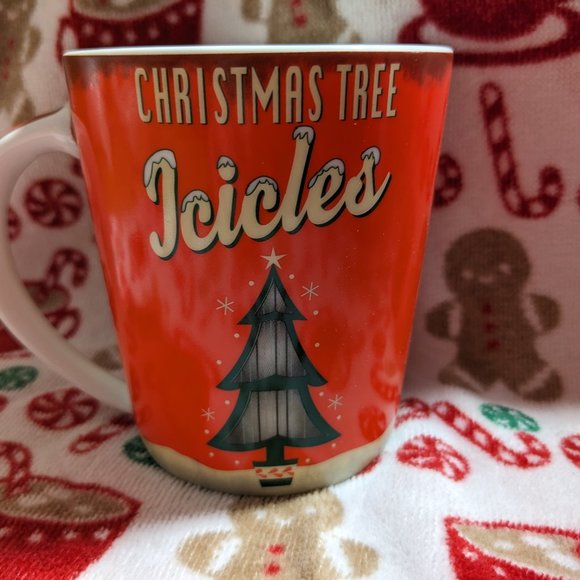 New Vtg Style 2 Winter Mugs Icicles & Powder Snow Germany Waechtersbach Mugs Set - Picture 3 of 10